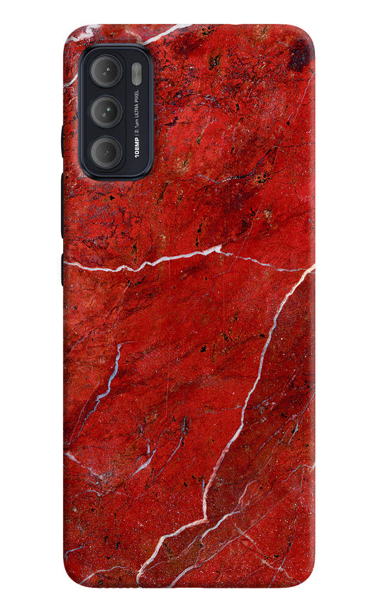 Red Marble Design Moto G60/G40 Fusion Back Cover
