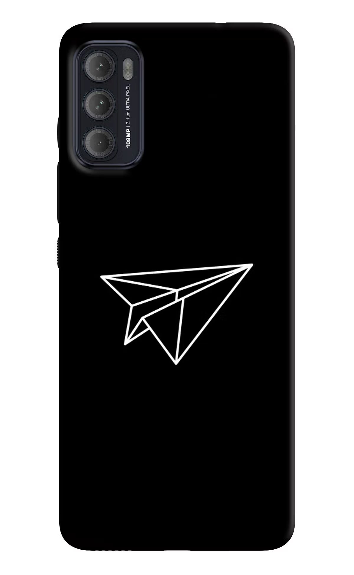 Paper Plane White Moto G60/G40 Fusion Back Cover
