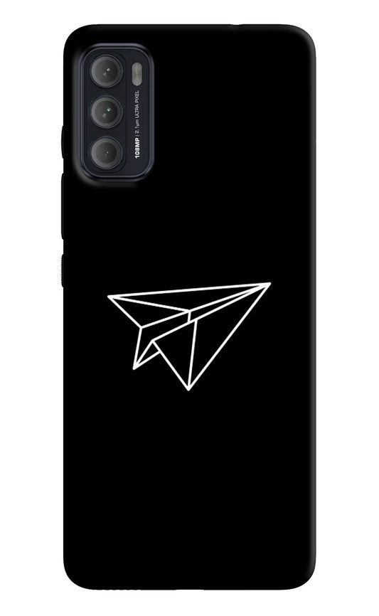 Paper Plane White Moto G60/G40 Fusion Back Cover