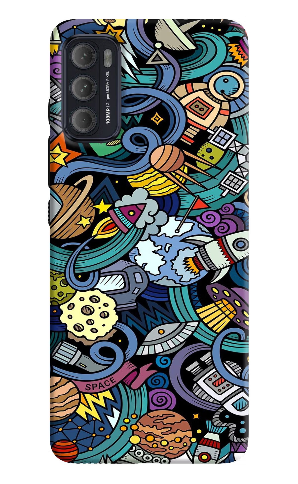 Space Abstract Moto G60/G40 Fusion Back Cover