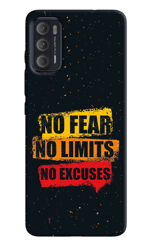 No Fear No Limits No Excuse Moto G60/G40 Fusion Back Cover