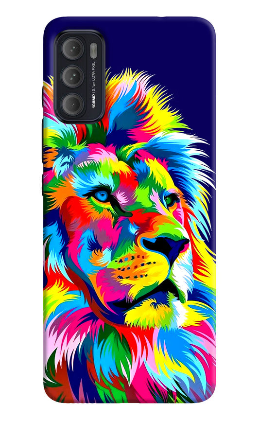 Vector Art Lion Moto G60/G40 Fusion Back Cover