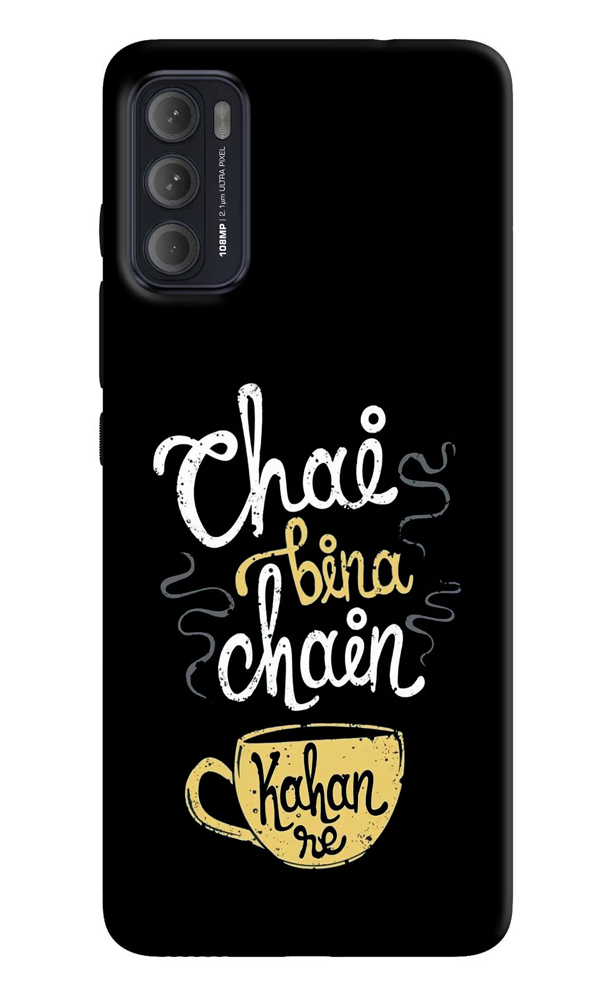 Chai Bina Chain Kaha Re Moto G60/G40 Fusion Back Cover