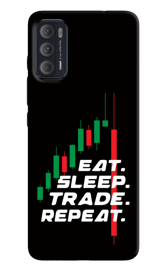 Eat Sleep Trade Repeat Moto G60/G40 Fusion Back Cover