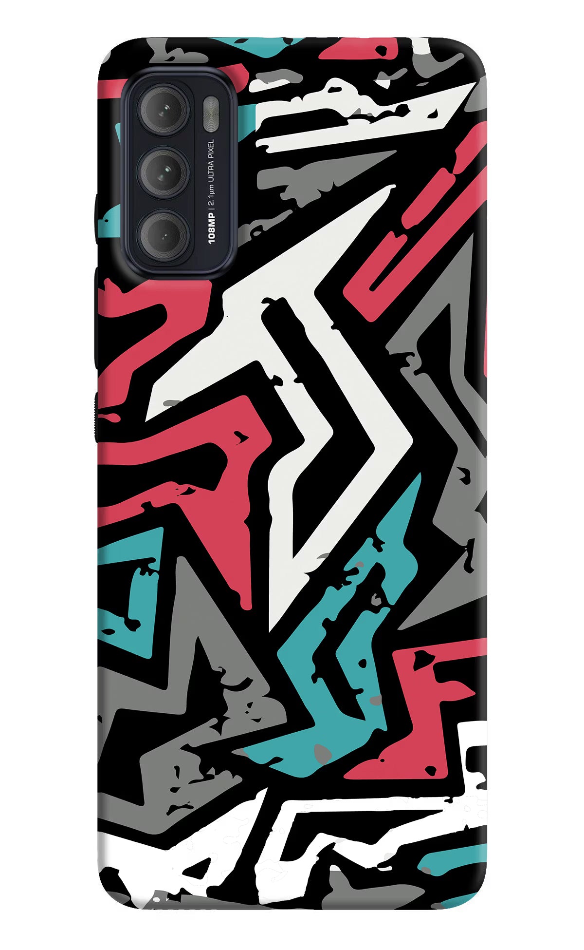 Geometric Graffiti Moto G60/G40 Fusion Back Cover