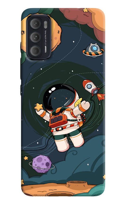 Cartoon Astronaut Moto G60/G40 Fusion Back Cover