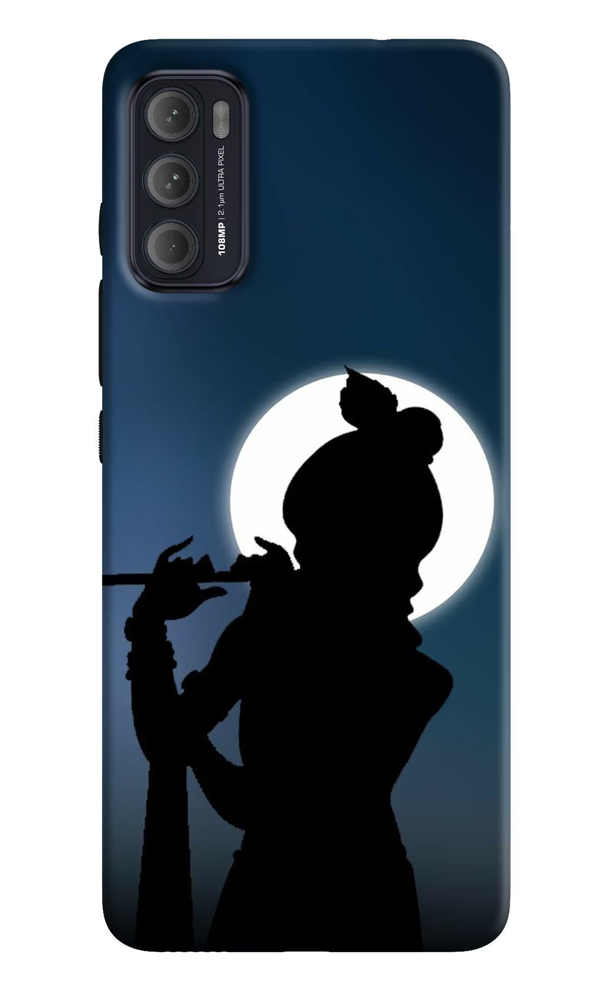 Shri Krishna Silhouette Moto G60/G40 Fusion Back Cover