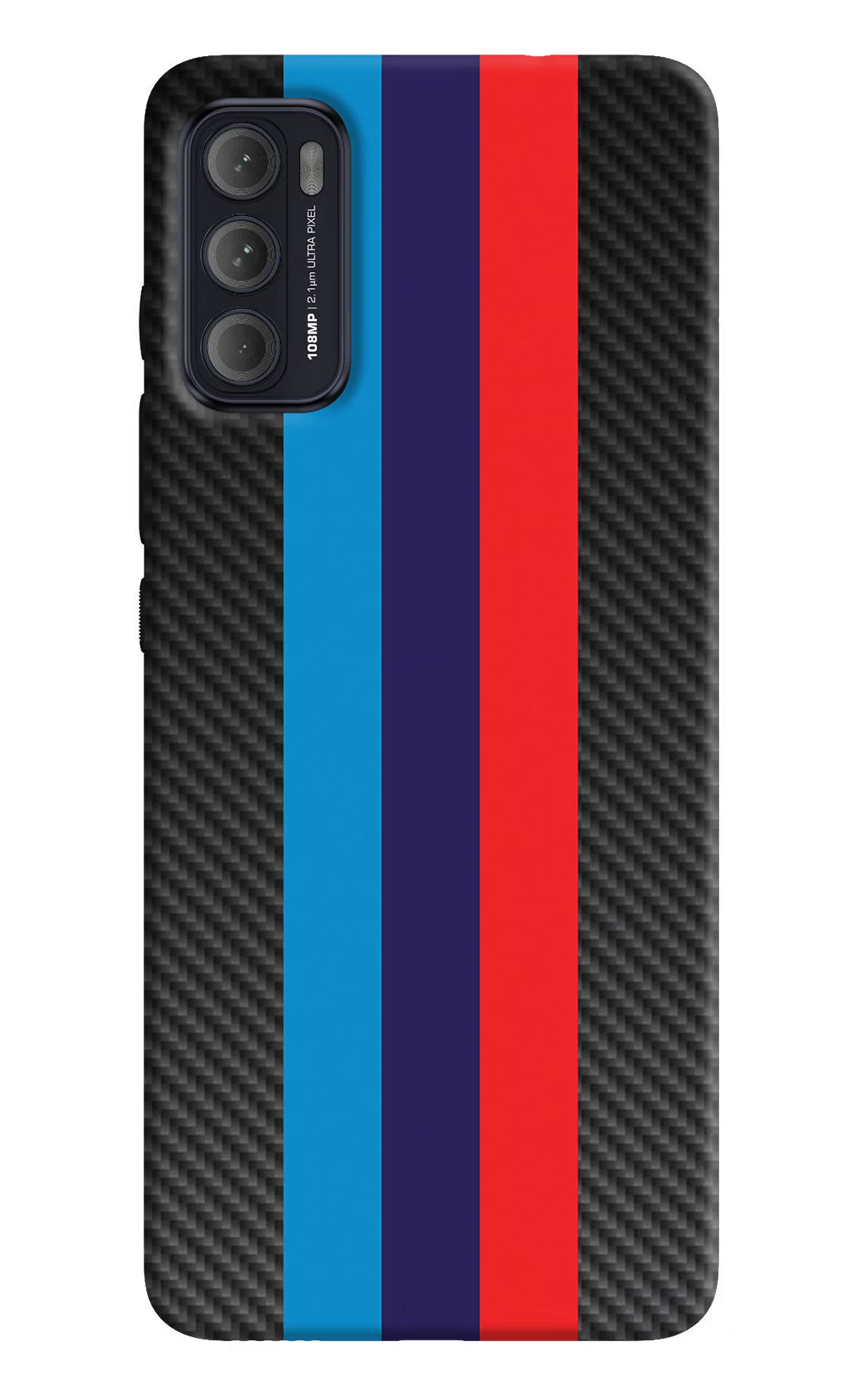BMW Stripes Pattern Moto G60/G40 Fusion Back Cover