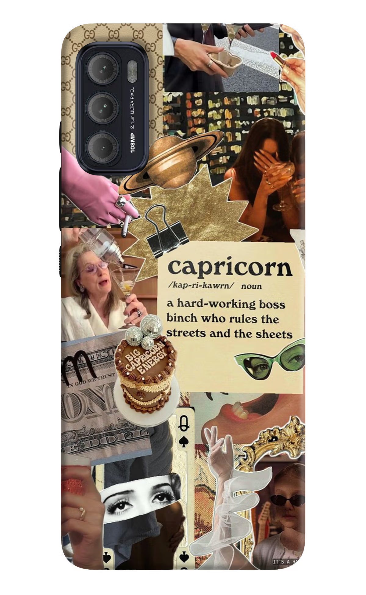 Capricorn Zodiac Moto G60/G40 Fusion Back Cover