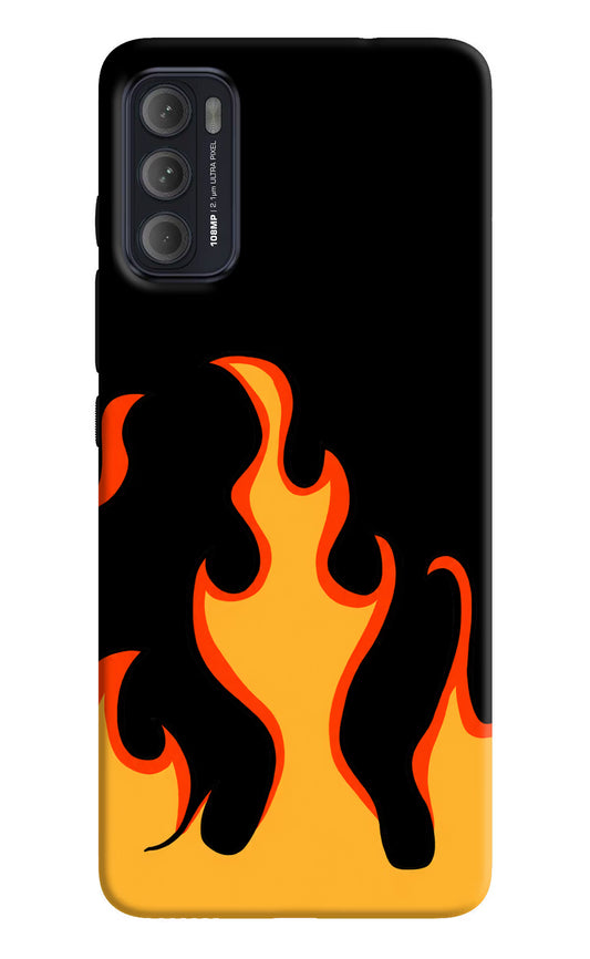 Fired Up – Black Moto G60/G40 Fusion Hard Case Back Cover by Casekaro