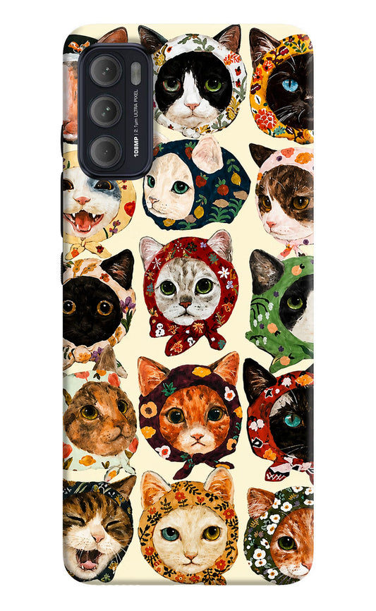 Cool Cat Moto G60/G40 Fusion Hard Case Back Cover by Casekaro
