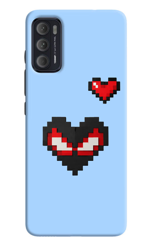 Peter Heart Moto G60/G40 Fusion Hard Case Back Cover by Casekaro