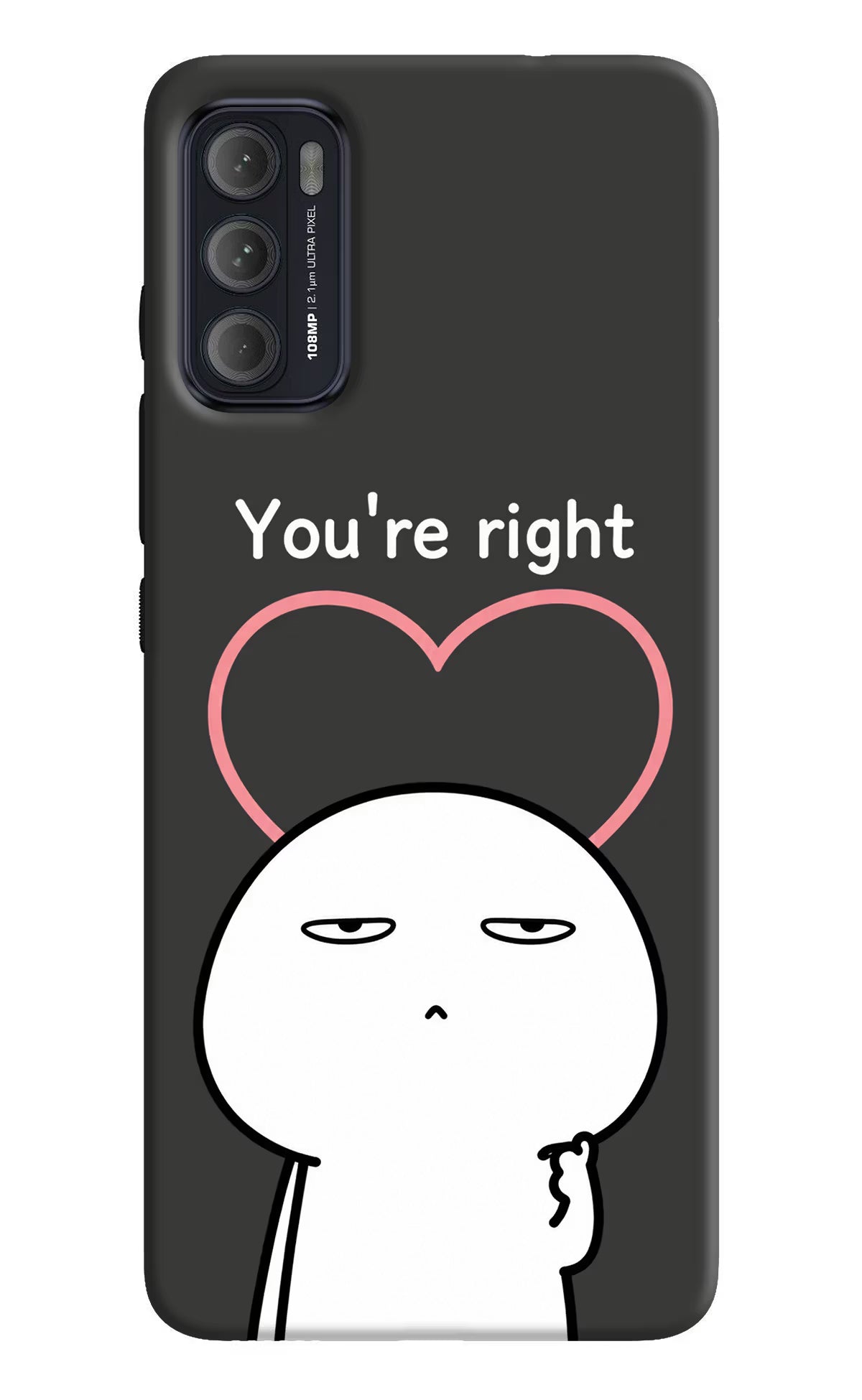 You're Right Moto G60/G40 Fusion Back Cover