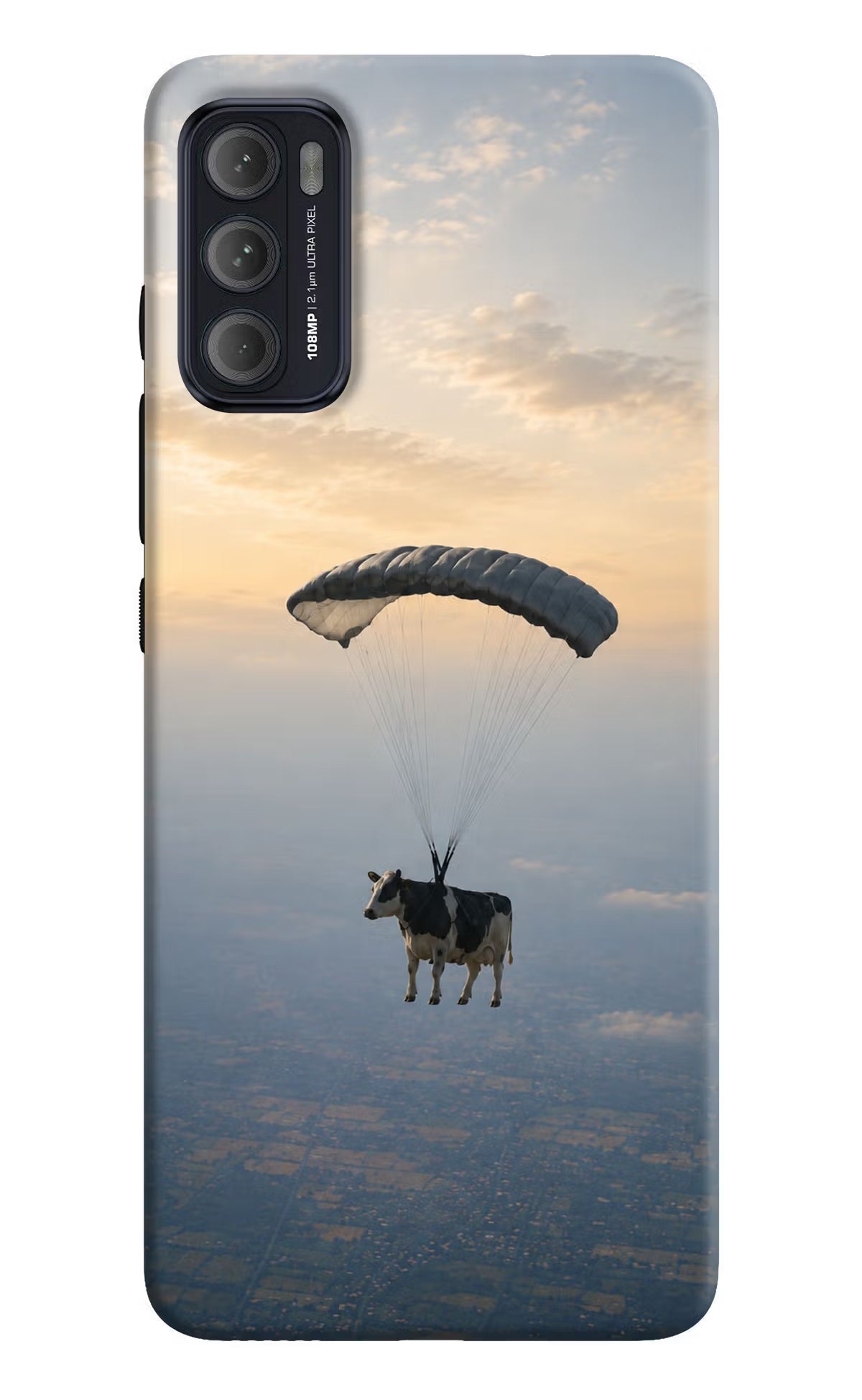 Skydiving Cow Moto G60/G40 Fusion Back Cover