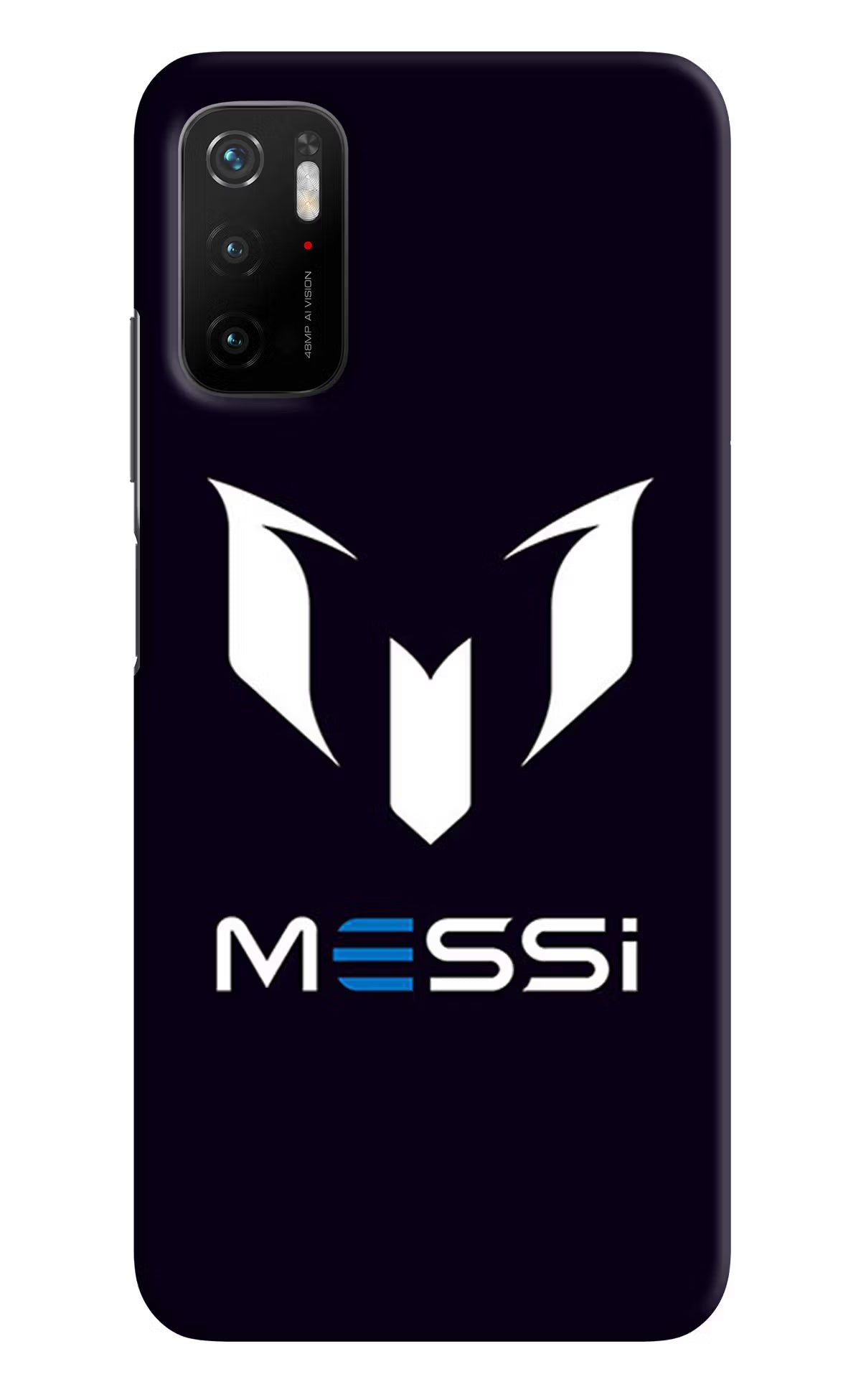 Messi Logo Poco M3 Pro 5G Hard Case Back Cover by Casekaro