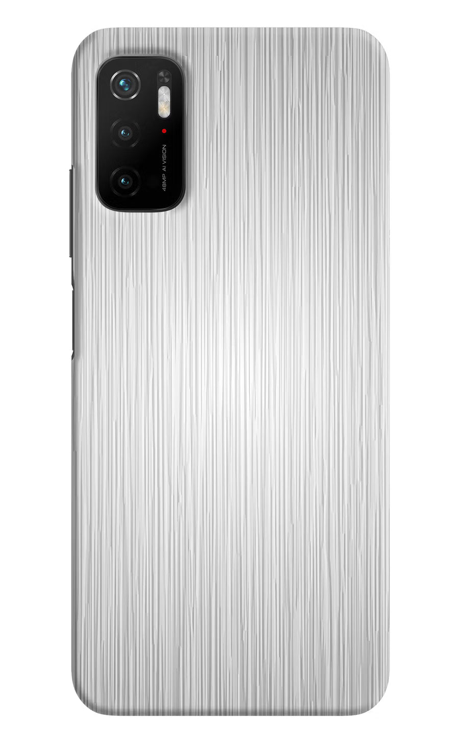 Wooden Grey Texture Poco M3 Pro 5G Back Cover, Hard case