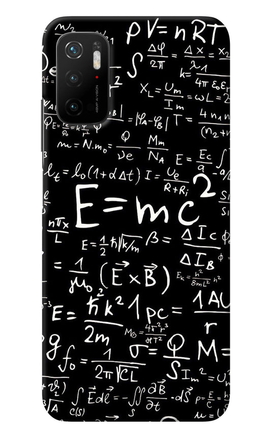 Physics Albert Einstein Formula Poco M3 Pro 5G Back Cover