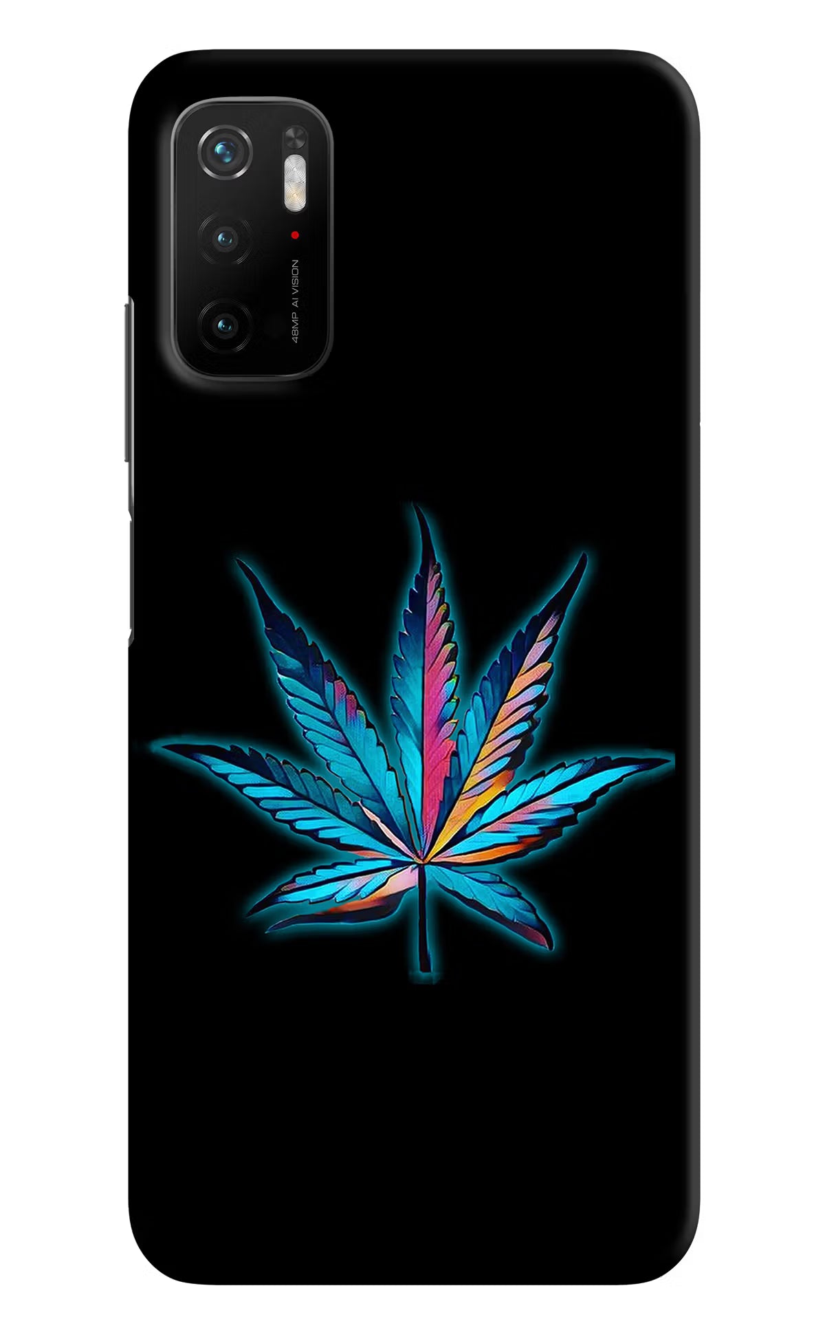 Weed Poco M3 Pro 5G Hard Case Back Cover by Casekaro