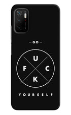 Go Fuck Yourself Poco M3 Pro 5G Hard Case Back Cover by Casekaro