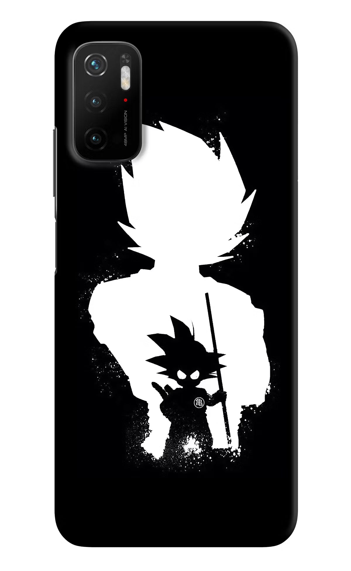 Goku Shadow Poco M3 Pro 5G Hard Case Back Cover by Casekaro