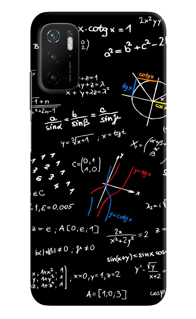 Mathematics Formula Poco M3 Pro 5G Hard Case Back Cover by Casekaro