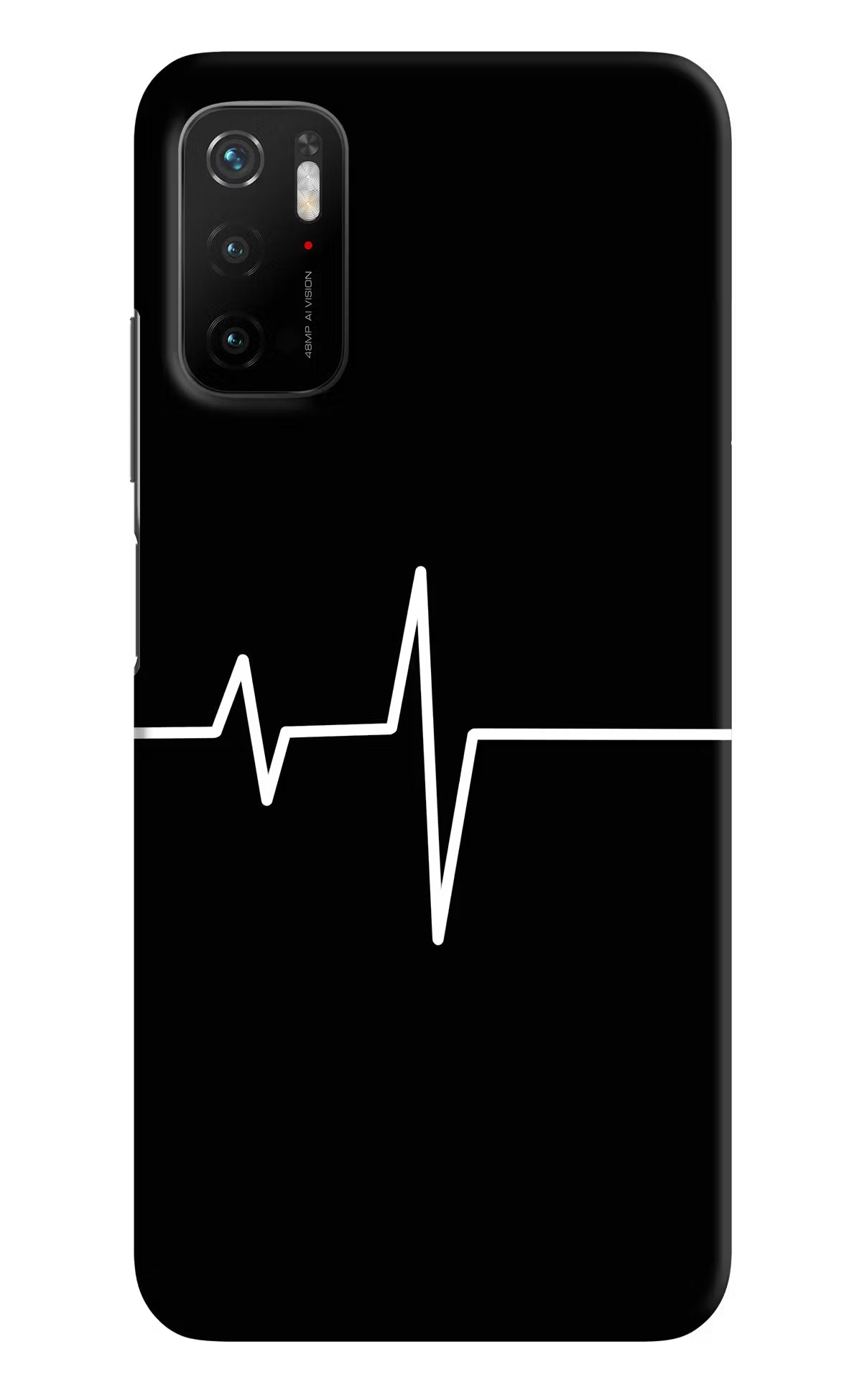 Heart Beats Poco M3 Pro 5G Hard Case Back Cover by Casekaro