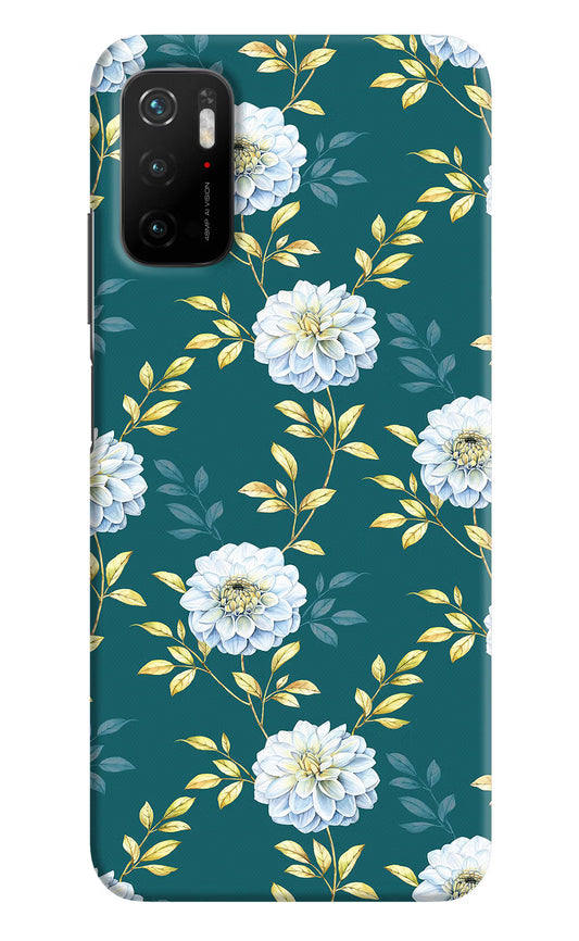 Flowers Poco M3 Pro 5G Hard Case Back Cover by Casekaro