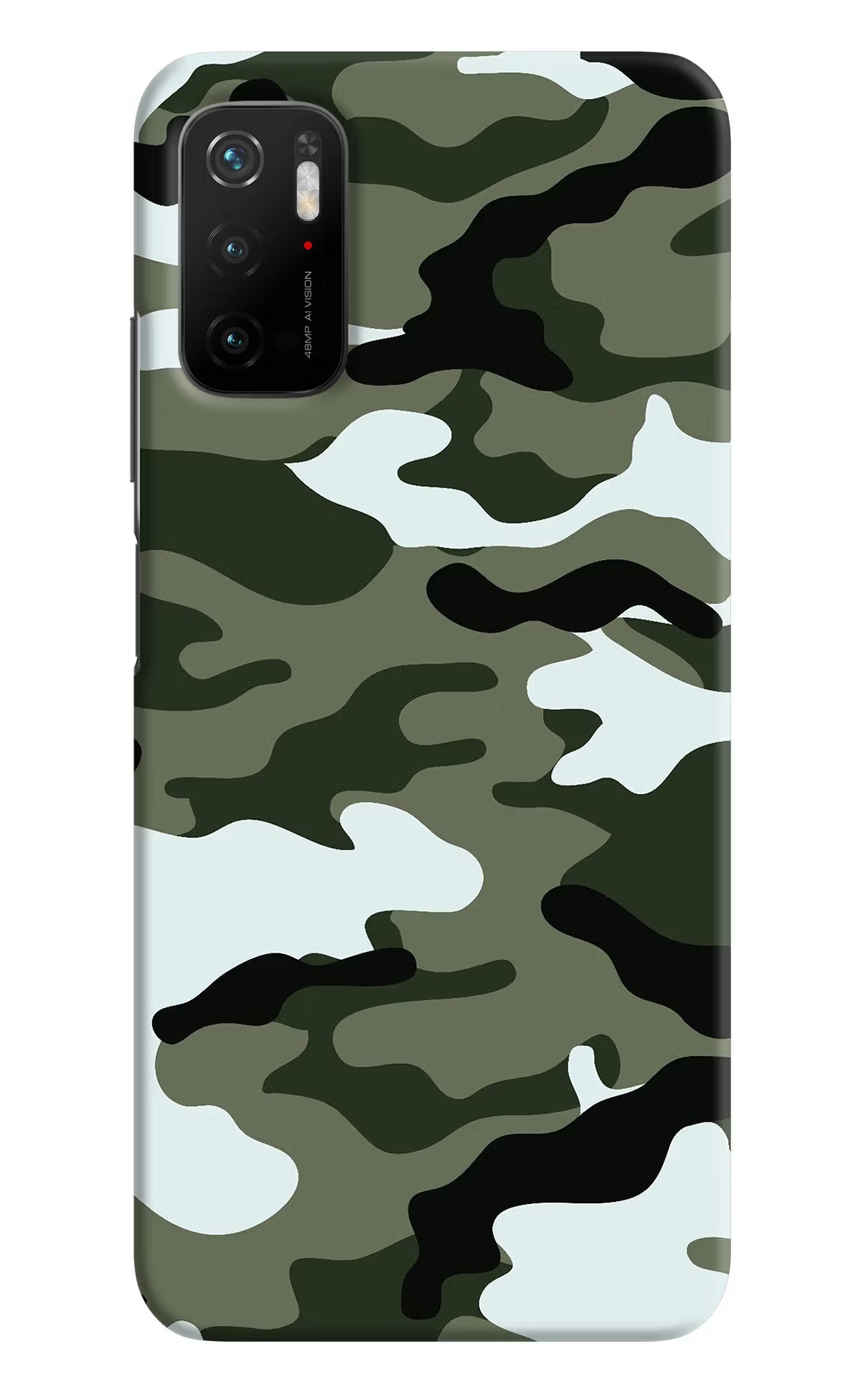 Camouflage Poco M3 Pro 5G Hard Case Back Cover by Casekaro