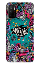 Music Graffiti Poco M3 Pro 5G Hard Case Back Cover by Casekaro