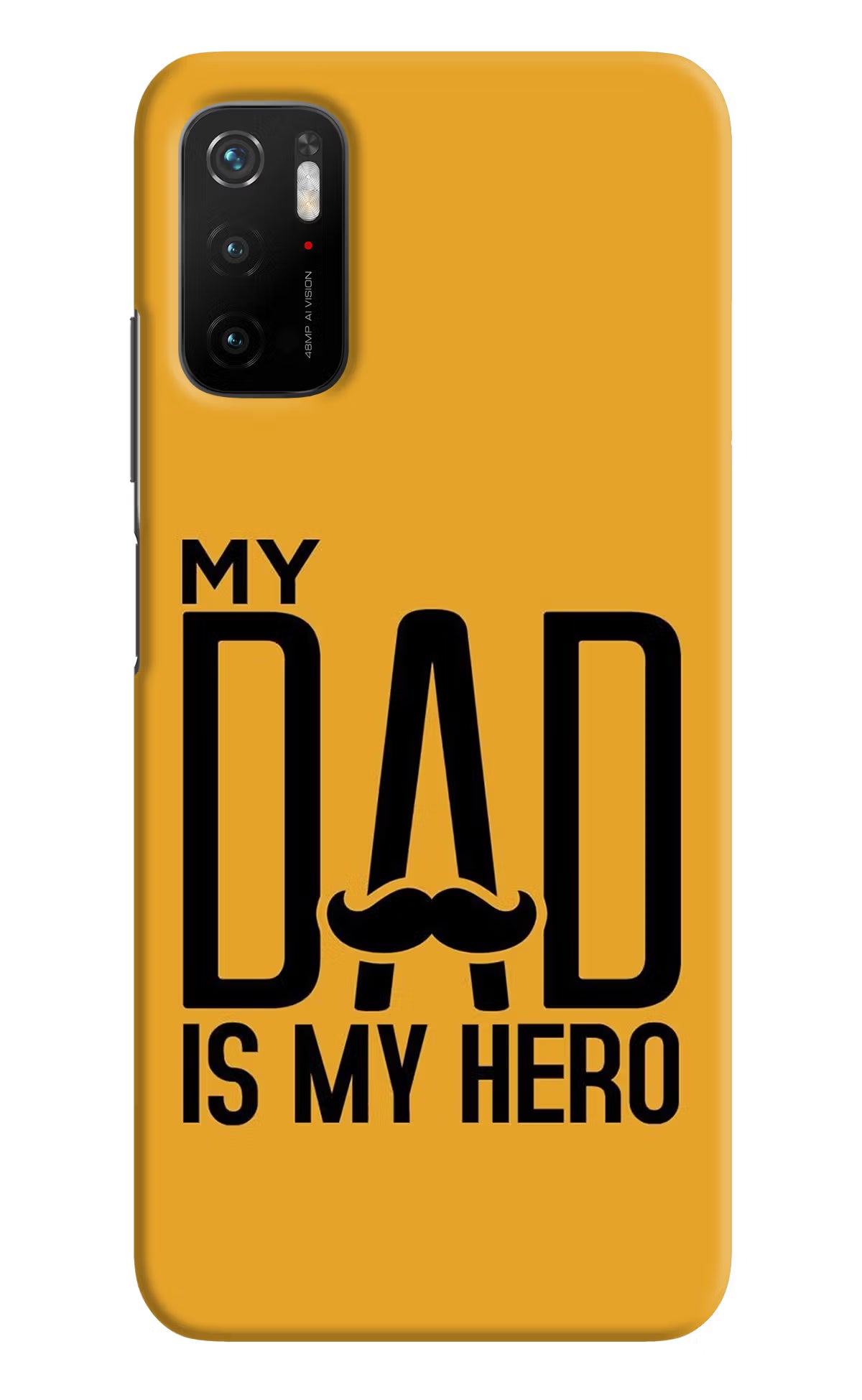 My Dad Is My Hero Poco M3 Pro 5G Hard Case Back Cover by Casekaro