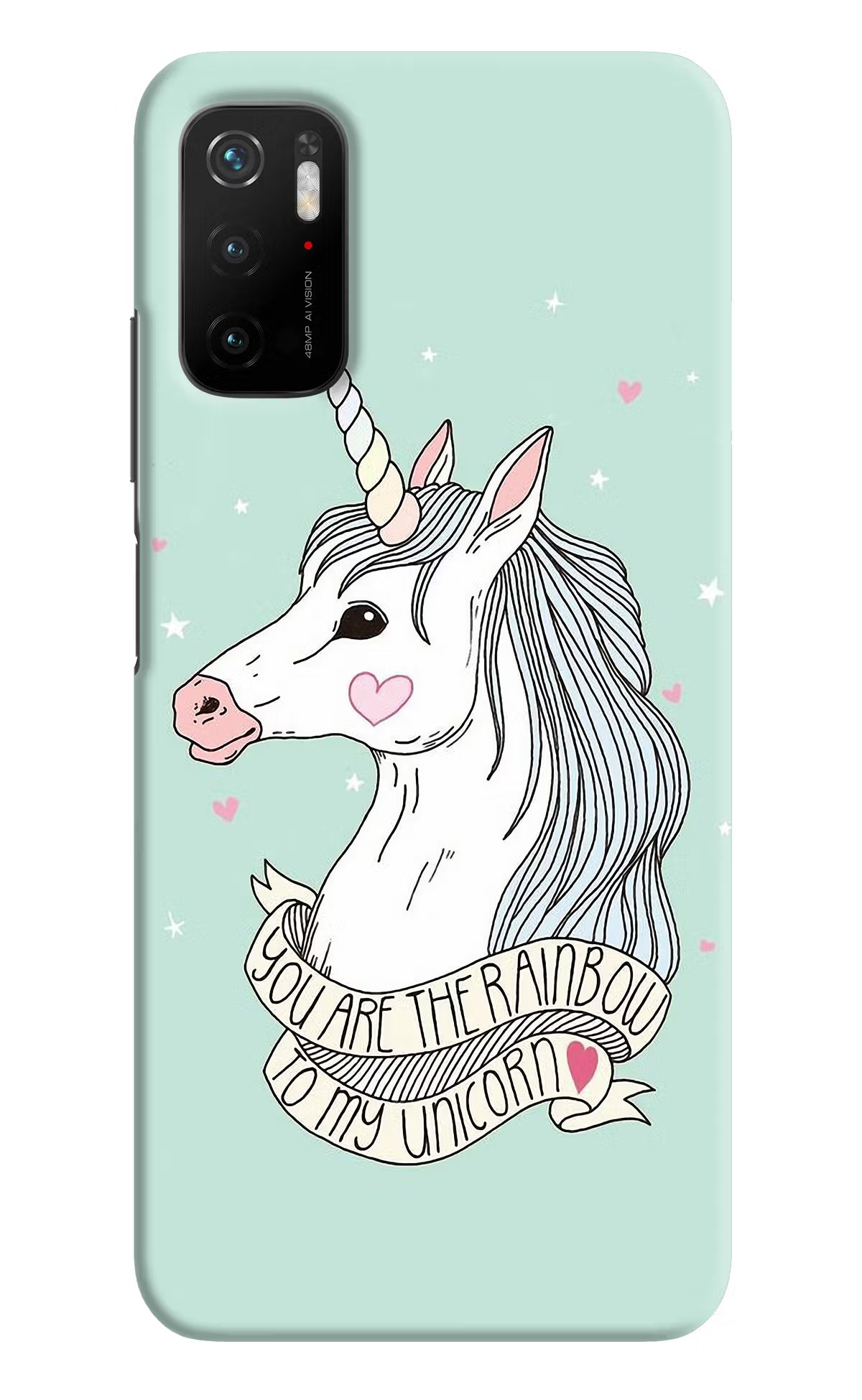 Unicorn Wallpaper Poco M3 Pro 5G Hard Case Back Cover by Casekaro