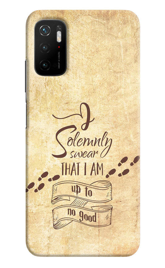 I Solemnly swear that i up to no good Poco M3 Pro 5G Hard Case Back Cover by Casekaro