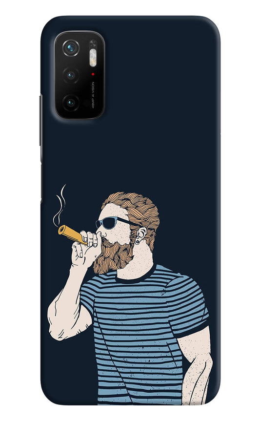 Smoking Poco M3 Pro 5G Hard Case Back Cover by Casekaro