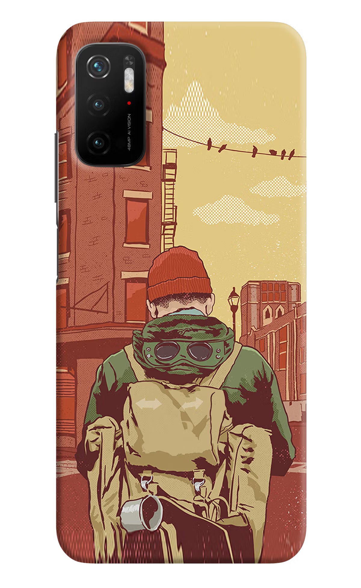 Adventurous Poco M3 Pro 5G Hard Case Back Cover by Casekaro