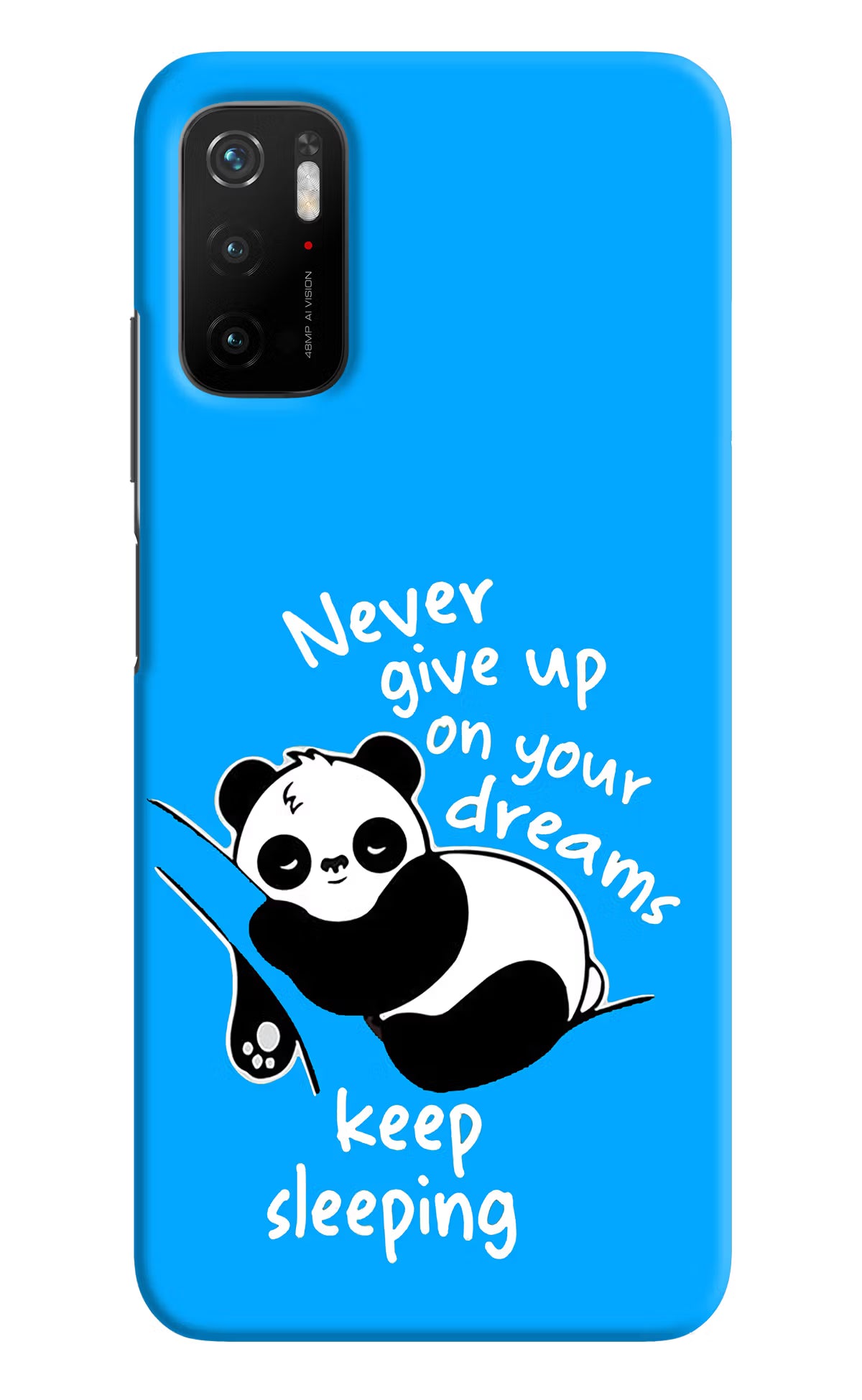 Keep Sleeping Poco M3 Pro 5G Hard Case Back Cover by Casekaro