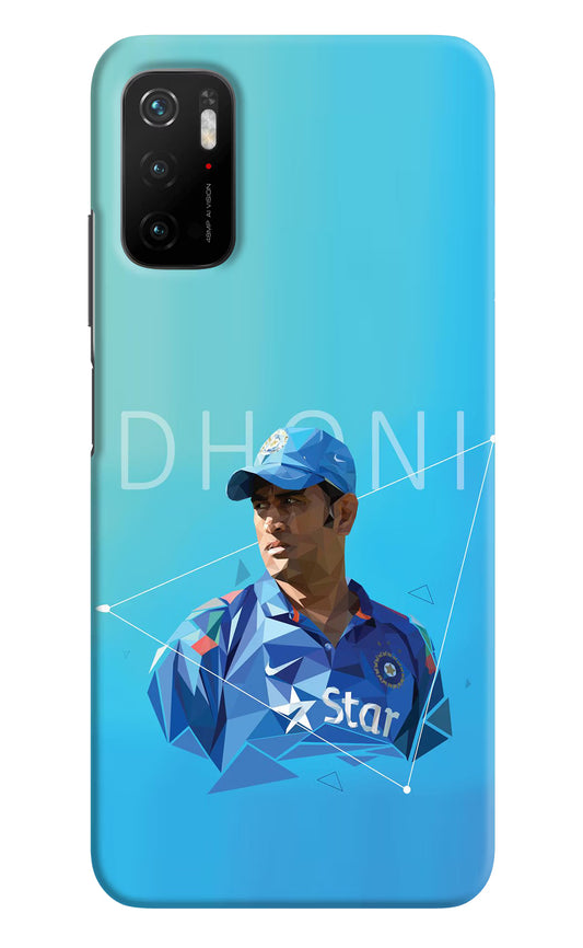 Dhoni Artwork Poco M3 Pro 5G Hard Case Back Cover by Casekaro