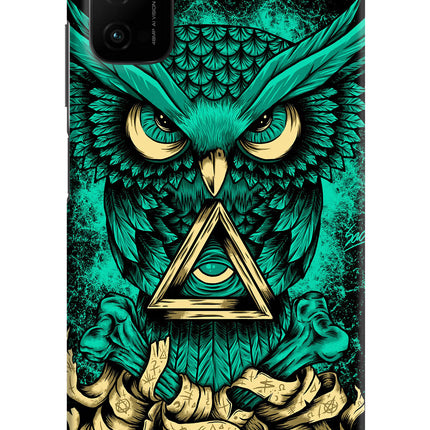 Green Owl Poco M3 Pro 5G Hard Case Back Cover by Casekaro