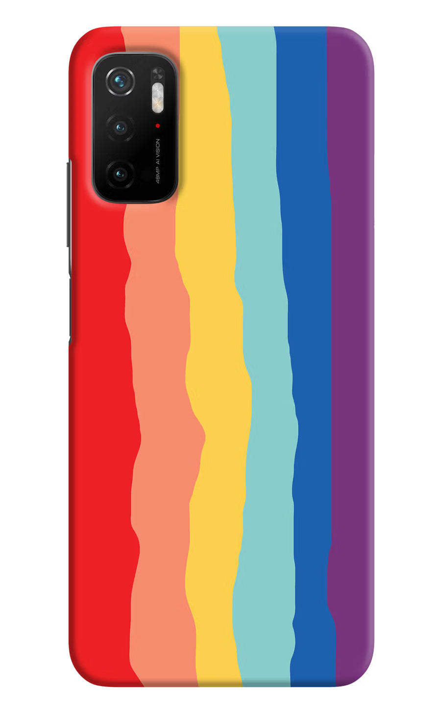 Rainbow Poco M3 Pro 5G Back Cover, Hard case