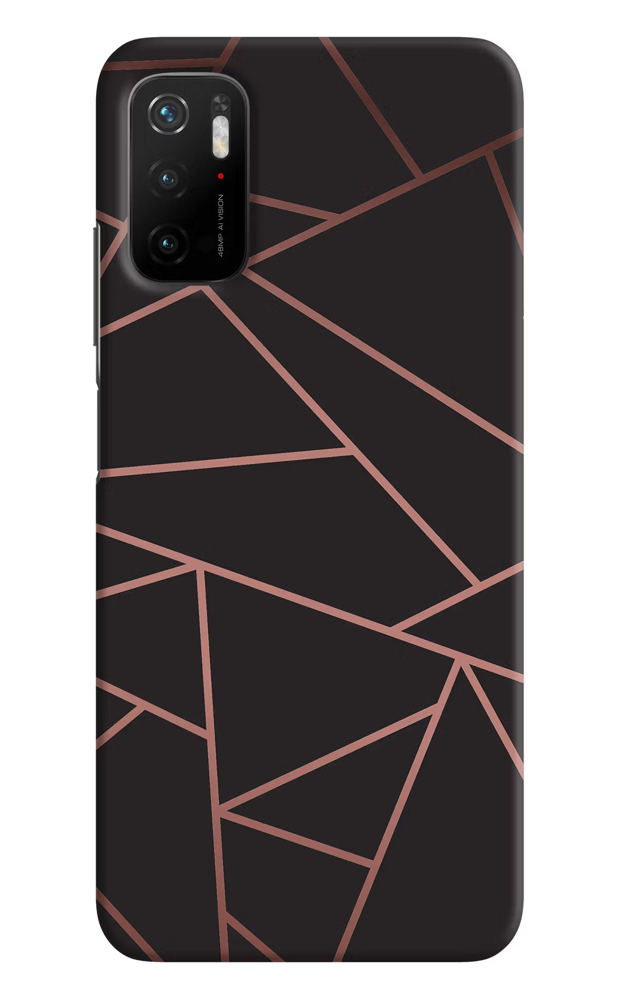 Geometric Pattern Poco M3 Pro 5G Hard Case Back Cover by Casekaro