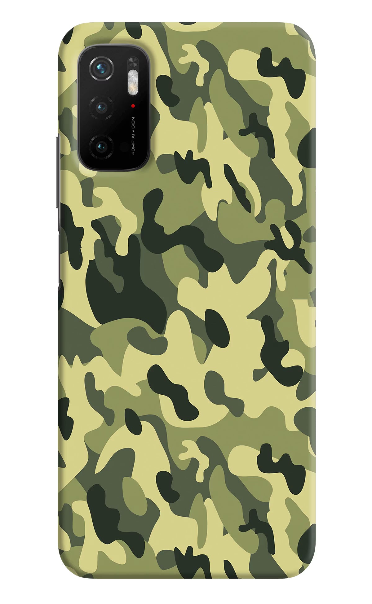 Camouflage Poco M3 Pro 5G Hard Case Back Cover by Casekaro