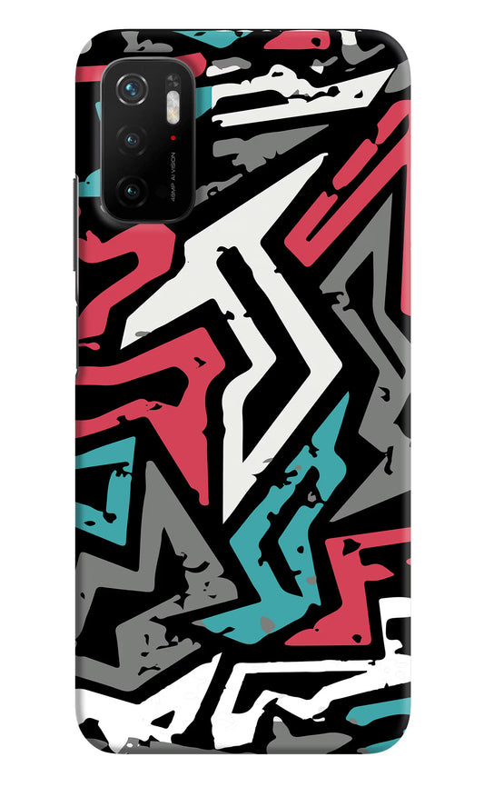 Geometric Graffiti Poco M3 Pro 5G Hard Case Back Cover by Casekaro