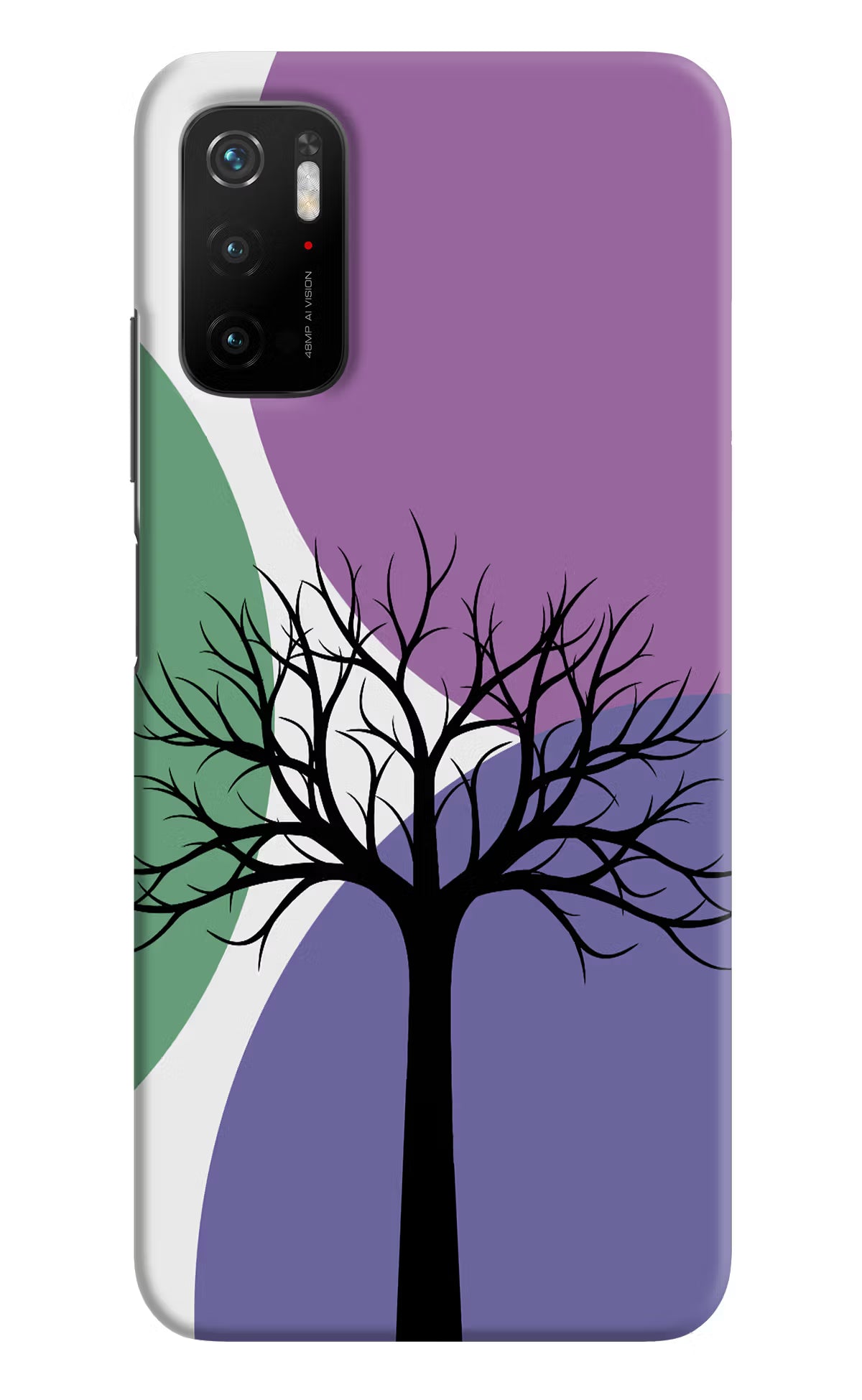 Tree Art Poco M3 Pro 5G Hard Case Back Cover by Casekaro