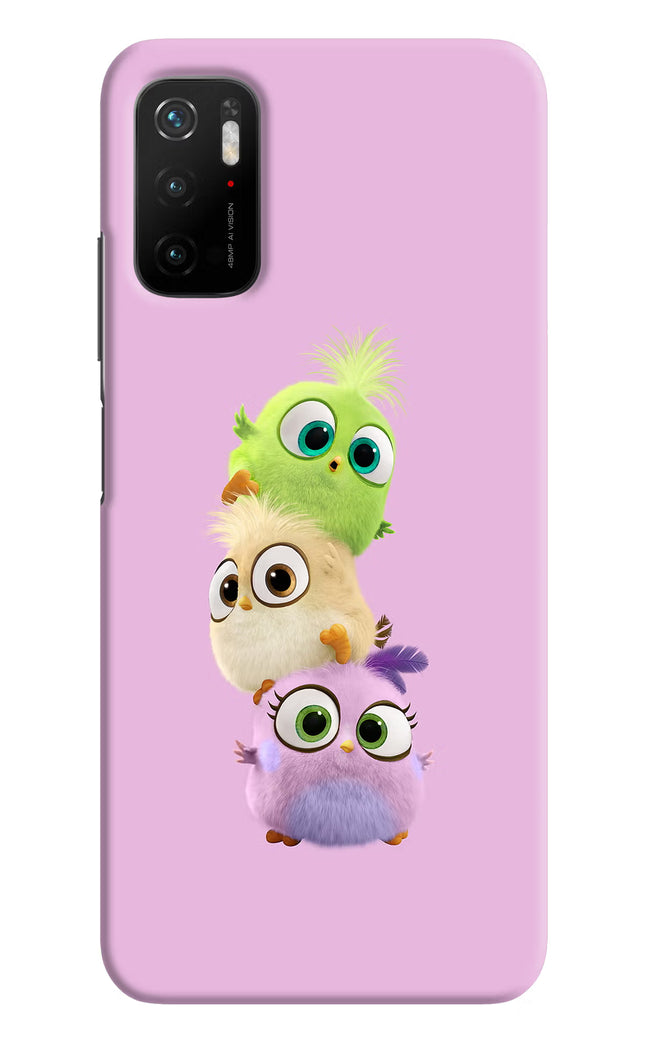 Cute Little Birds Poco M3 Pro 5G Hard Case Back Cover by Casekaro