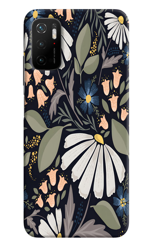 Flowers Art Poco M3 Pro 5G Hard Case Back Cover by Casekaro