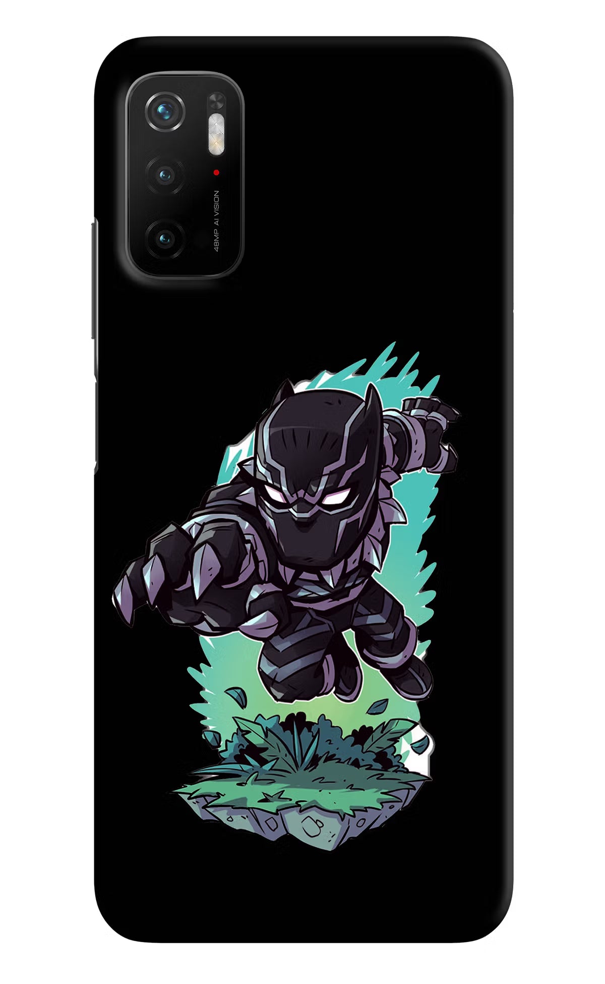 Black Panther Poco M3 Pro 5G Hard Case Back Cover by Casekaro