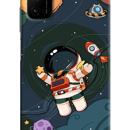 Cartoon Astronaut Poco M3 Pro 5G Hard Case Back Cover by Casekaro
