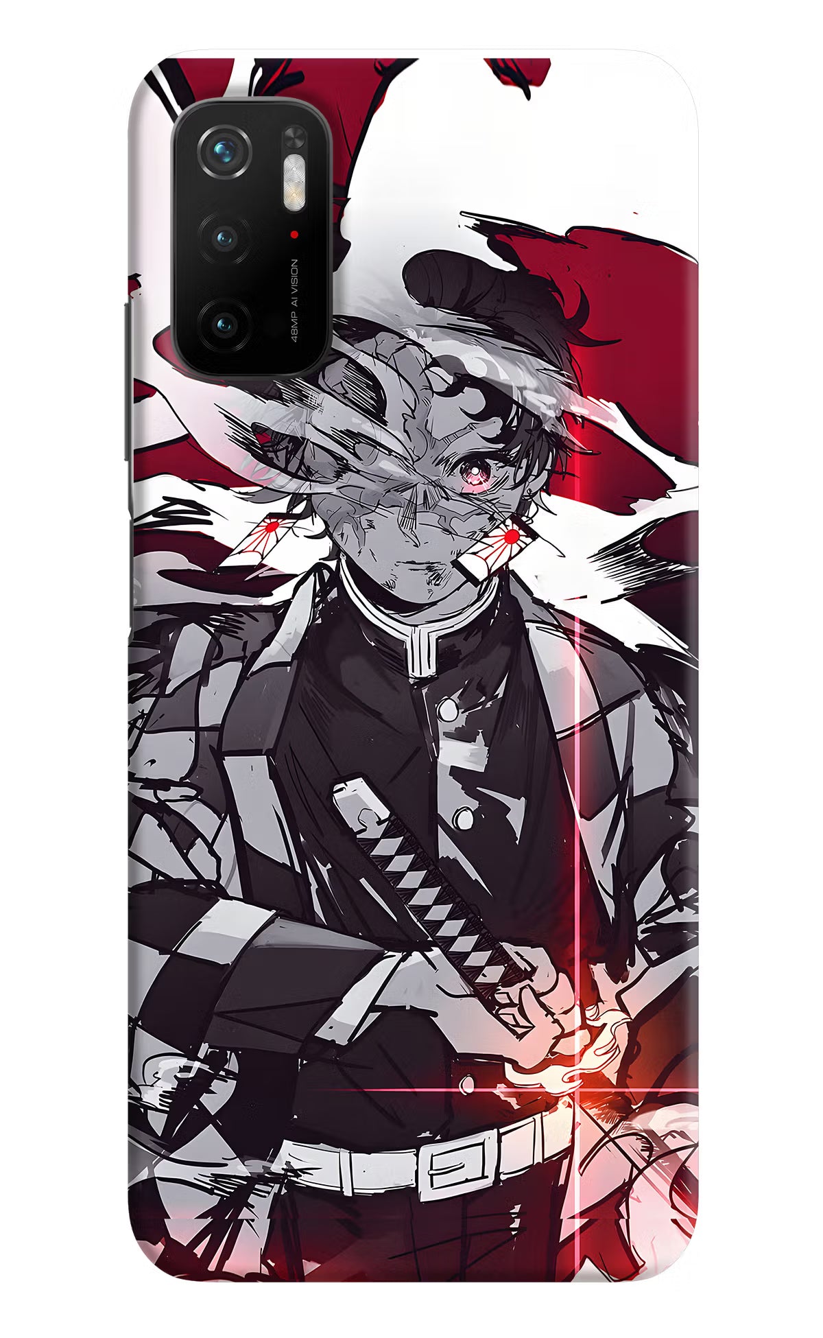 Demon Slayer Poco M3 Pro 5G Hard Case Back Cover by Casekaro