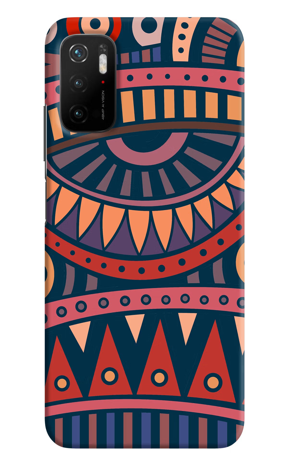 African Culture Design Poco M3 Pro 5G Hard Case Back Cover by Casekaro