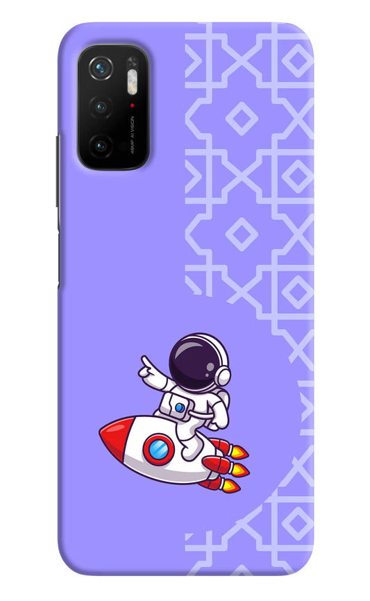 Cute Astronaut Poco M3 Pro 5G Hard Case Back Cover by Casekaro