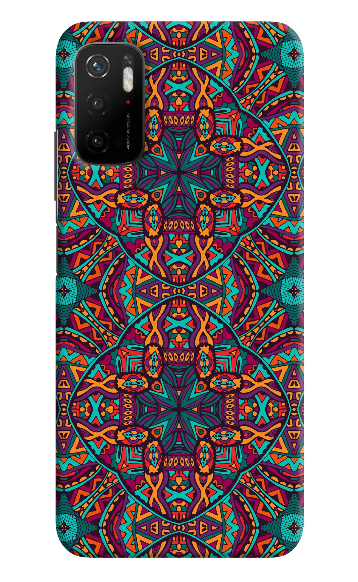 Colour Mandala Poco M3 Pro 5G Hard Case Back Cover by Casekaro